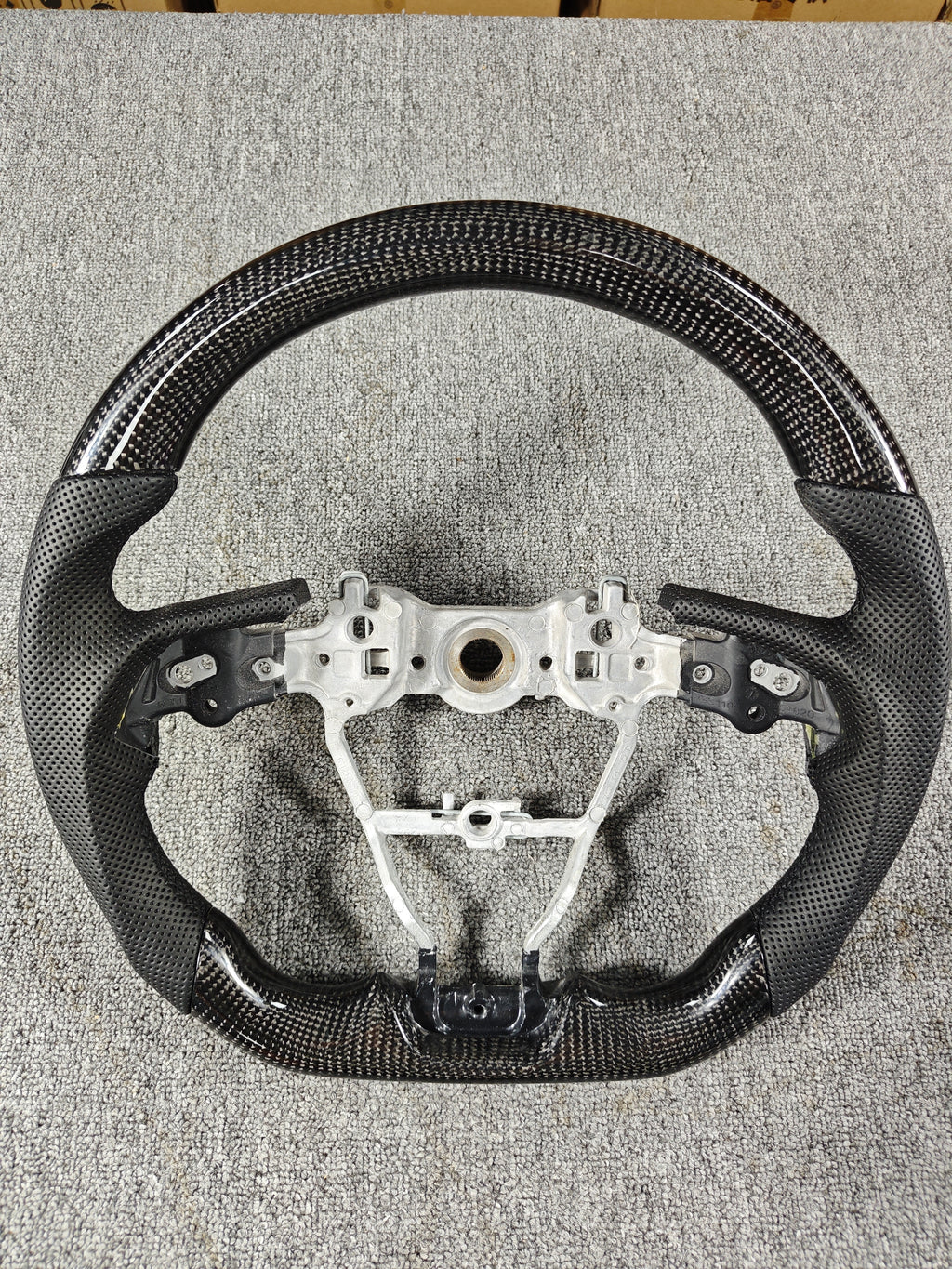 Real Carbon Fiber Custom Steering Wheel for Toyota Camry (2017-2021), Corolla, Avalon