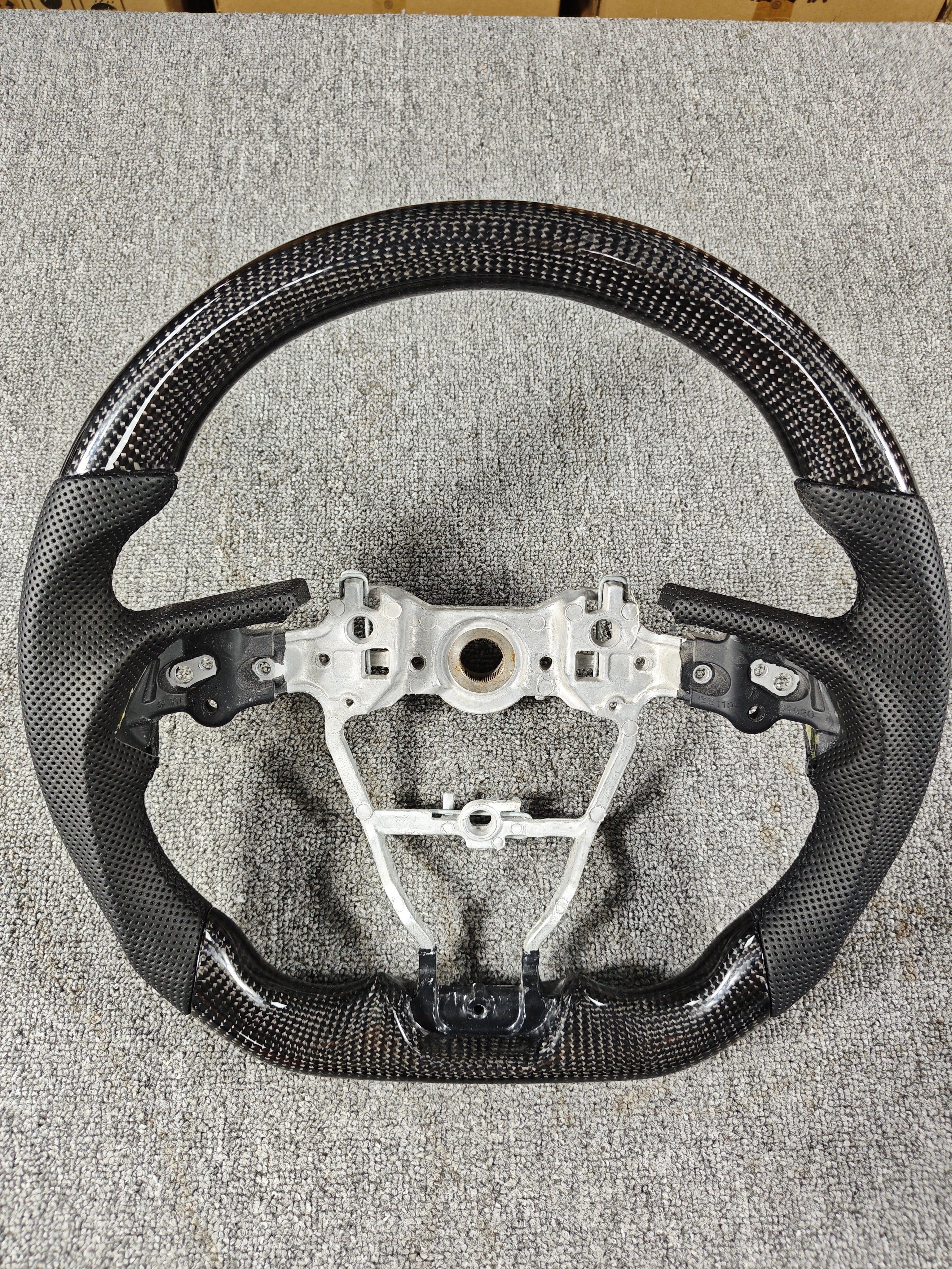 Real Carbon Fiber Custom Steering Wheel for Toyota Camry (2017-2021), Corolla, Avalon